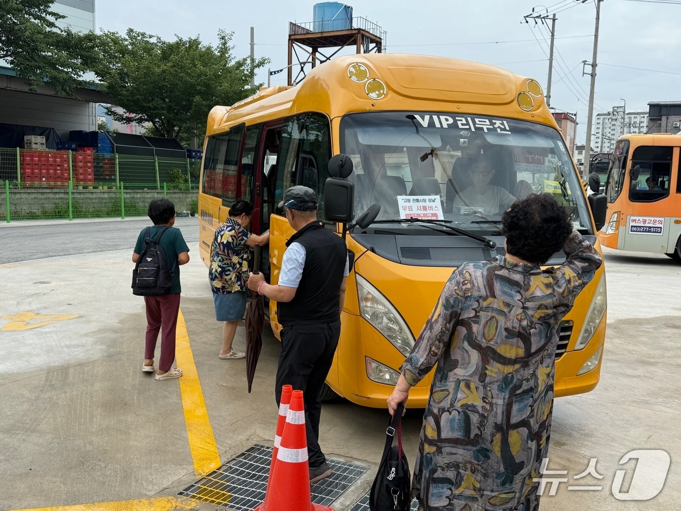 고창전통시장 셔틀버스 운행 사진.(고창군 제공. 재판매 및 DB금지)