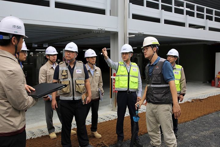 SR 역사 안전점검 모습.(SR 제공)