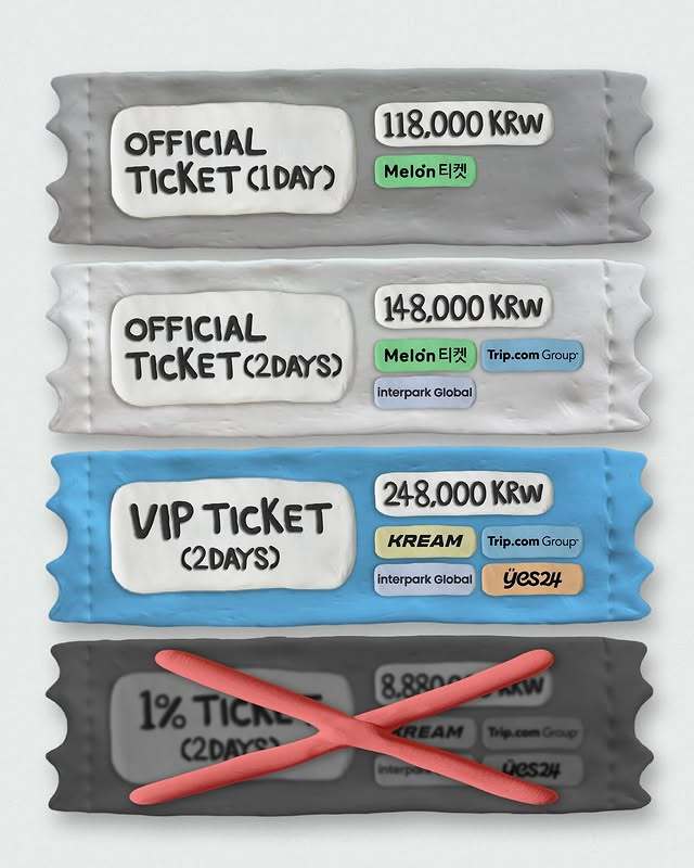 '매들리 메들리' 페스티벌 티켓