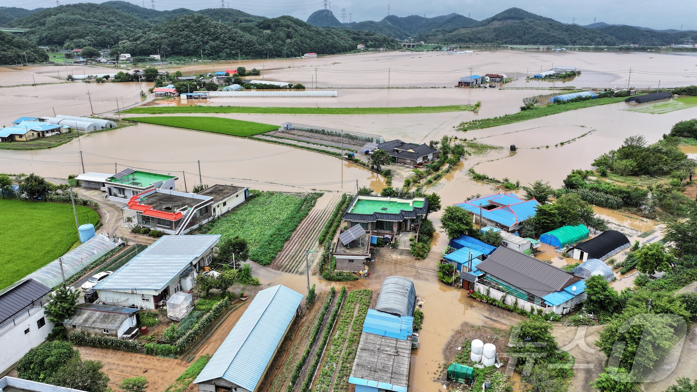 침수된 농경지 모습.(사진은 기사 내용과 무관함) / 뉴스1 ⓒ News1