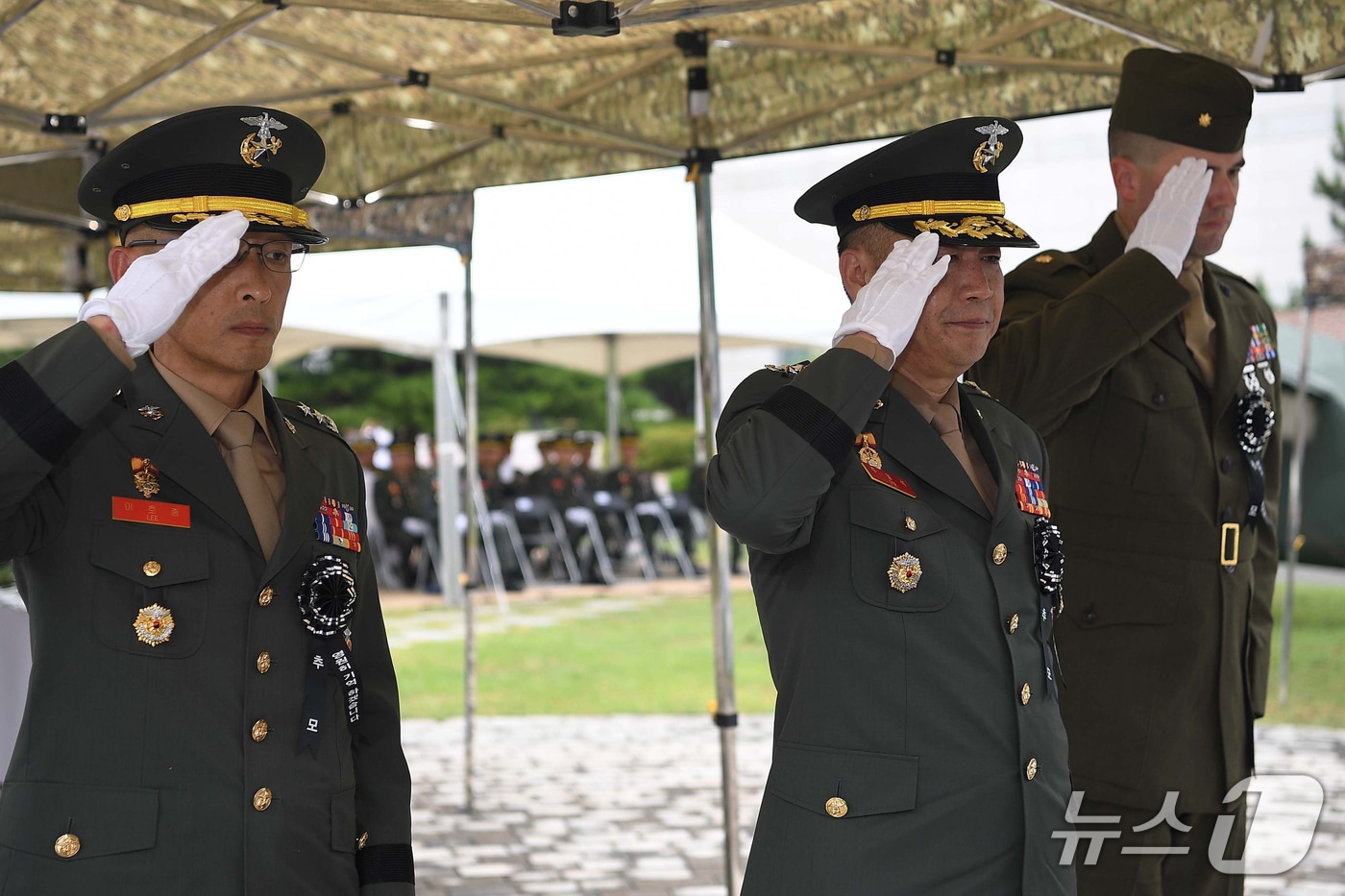  해병대항공단이 17일 해병대 1사단에서 마린온 헬기 순직자 7주기 추모식을 거행했다. (해병대1사단 제공, 재판매 및 DB금지) 2025.717/뉴스1