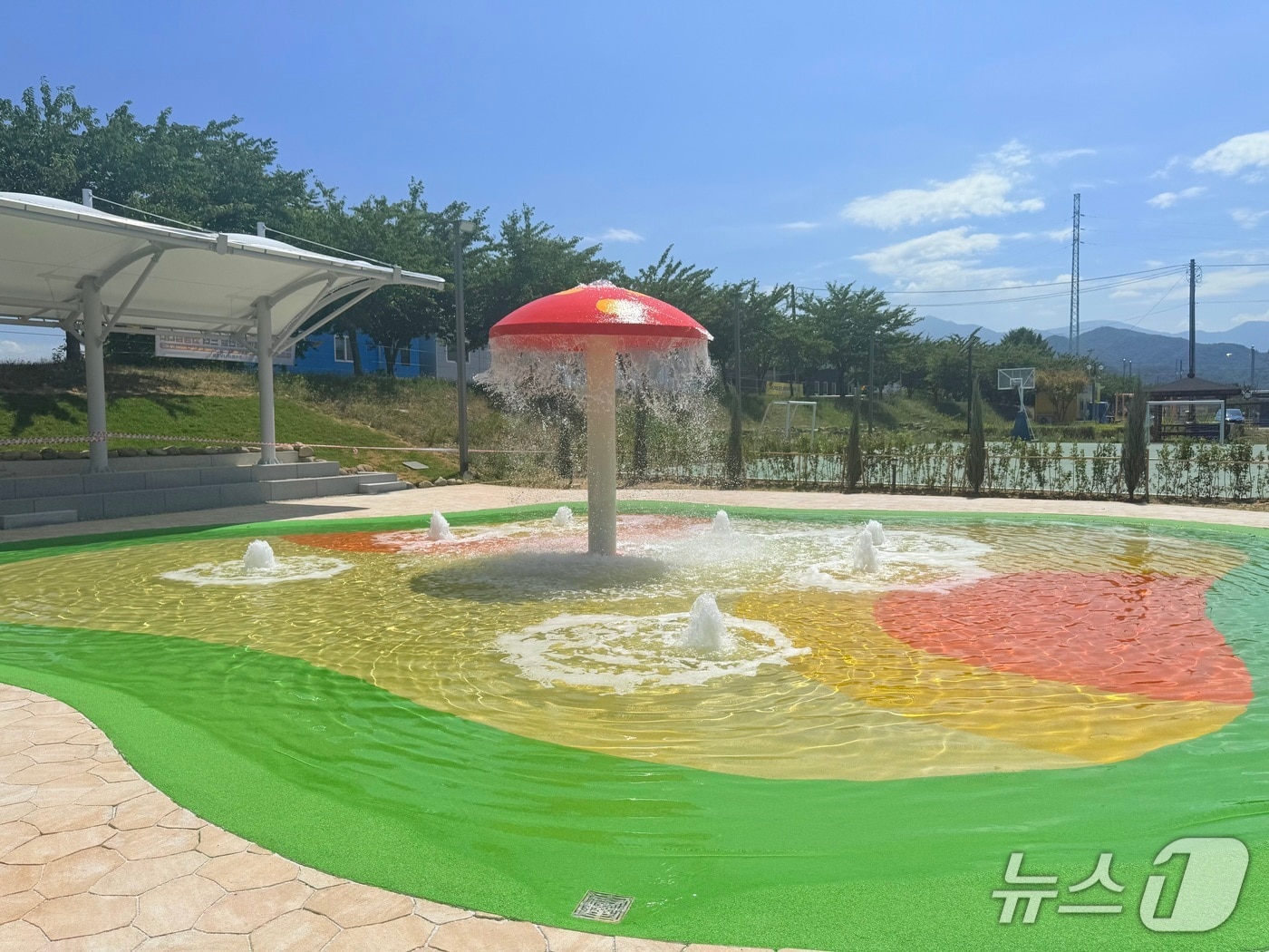 강원 동해시 전천물놀이장 전경.(동해시 제공, 재판매 및 DB 금지) 2025.7.17/sbtm1