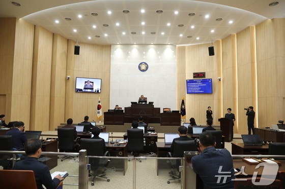 예산군의회 본회의 모습. (예산군의회 제공, 재판매 및 DB금지) / 뉴스1 