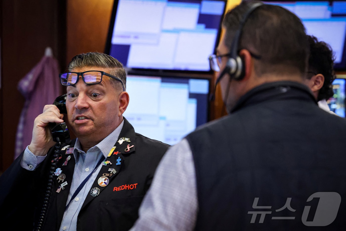 미증시 트레이더들. ⓒ 로이터=뉴스1