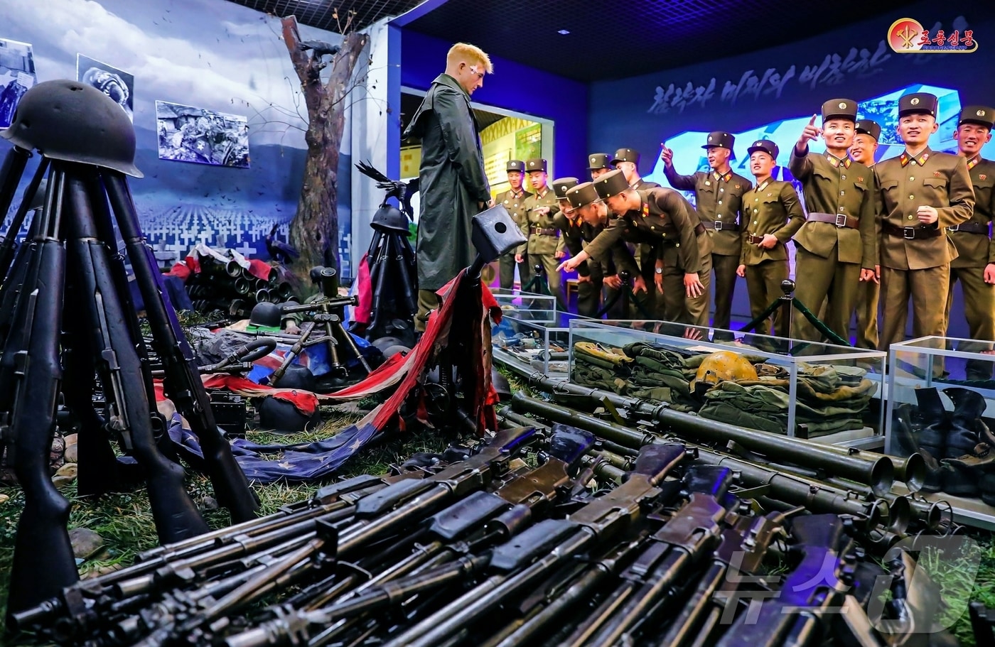 &#40;평양 노동신문=뉴스1&#41; = 18일 북한 노동당 기관지 노동신문에 보도된 조국해방전쟁승리기념관 모습 [국내에서만 사용가능. 재배포 금지. DB 금지. For Use Only in the Republic of Korea. Redistribution Prohibited] rodongphoto@news1.kr