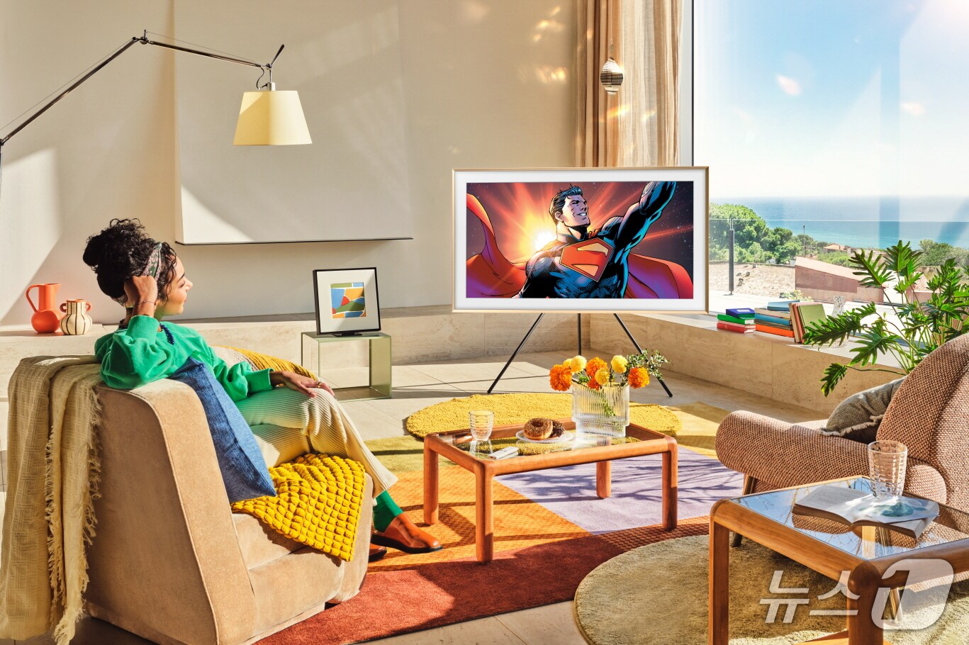 삼성 아트 스토어를 통해 8월 31일까지 슈퍼맨 아트 워크 10점을 만나볼 수 있(삼성전자 제공). ⓒ 뉴스1