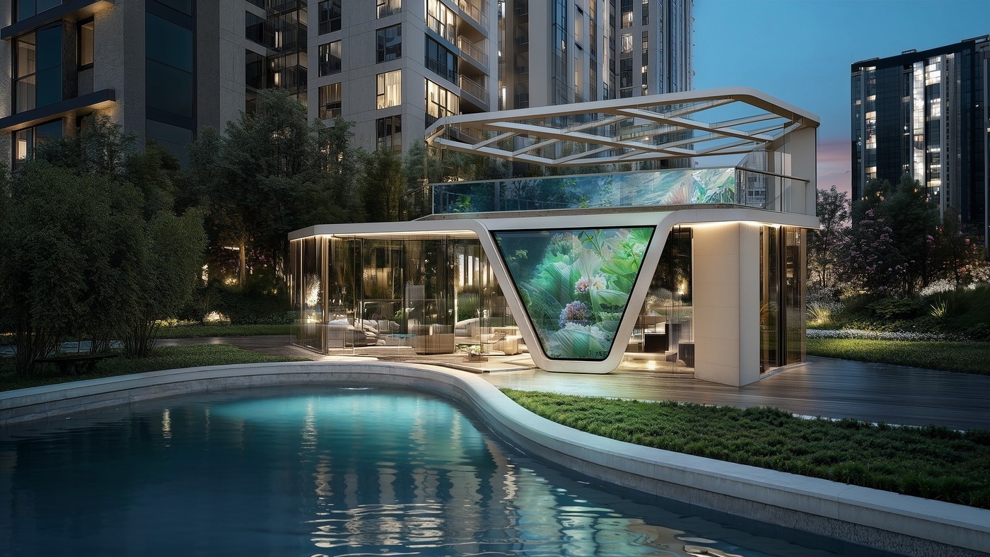 대우건설 AI 미디어 파고라 모습.&#40;대우건설 제공&#41;