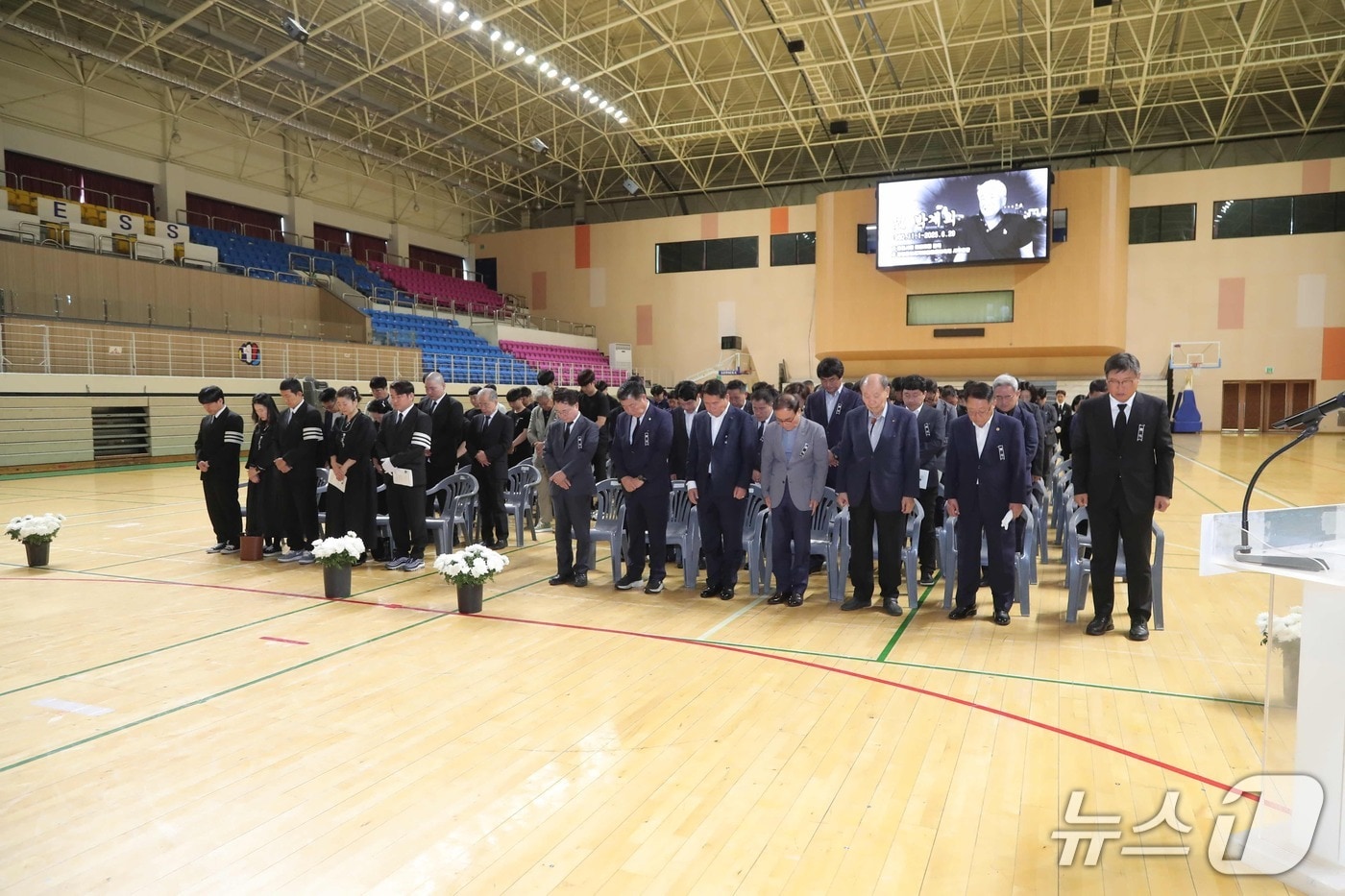 고(故) 박계희 전 춘천시청 태권도부 감독의 영결식.(춘천시 제공, 재판매 및 DB금지)