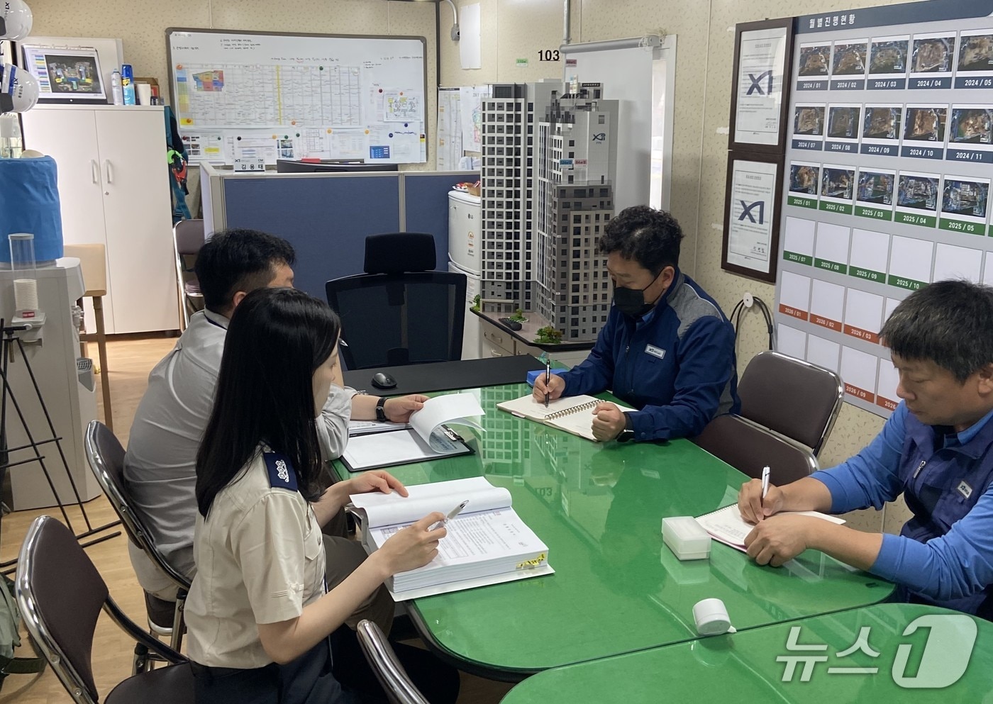 강원특별자치도 소방본부,  소방공사 감리현장 불시 단속.(도소방본부 제공, 재판매 및 DB금지)