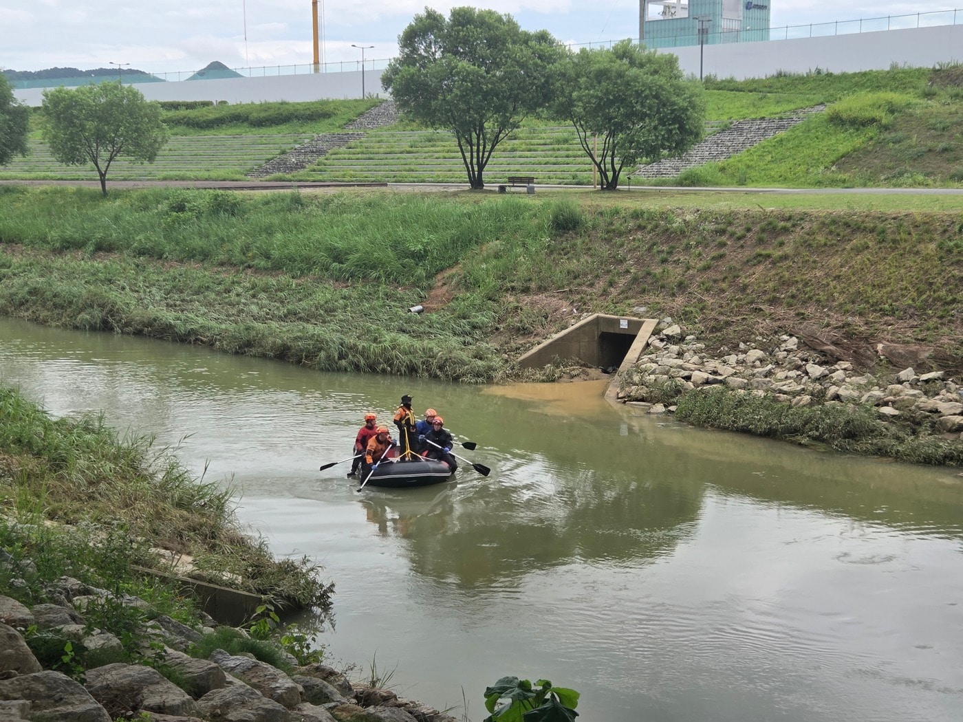 폭우 실종자 수색작업. (세종시 제공, 재판매 및 DB 금지)