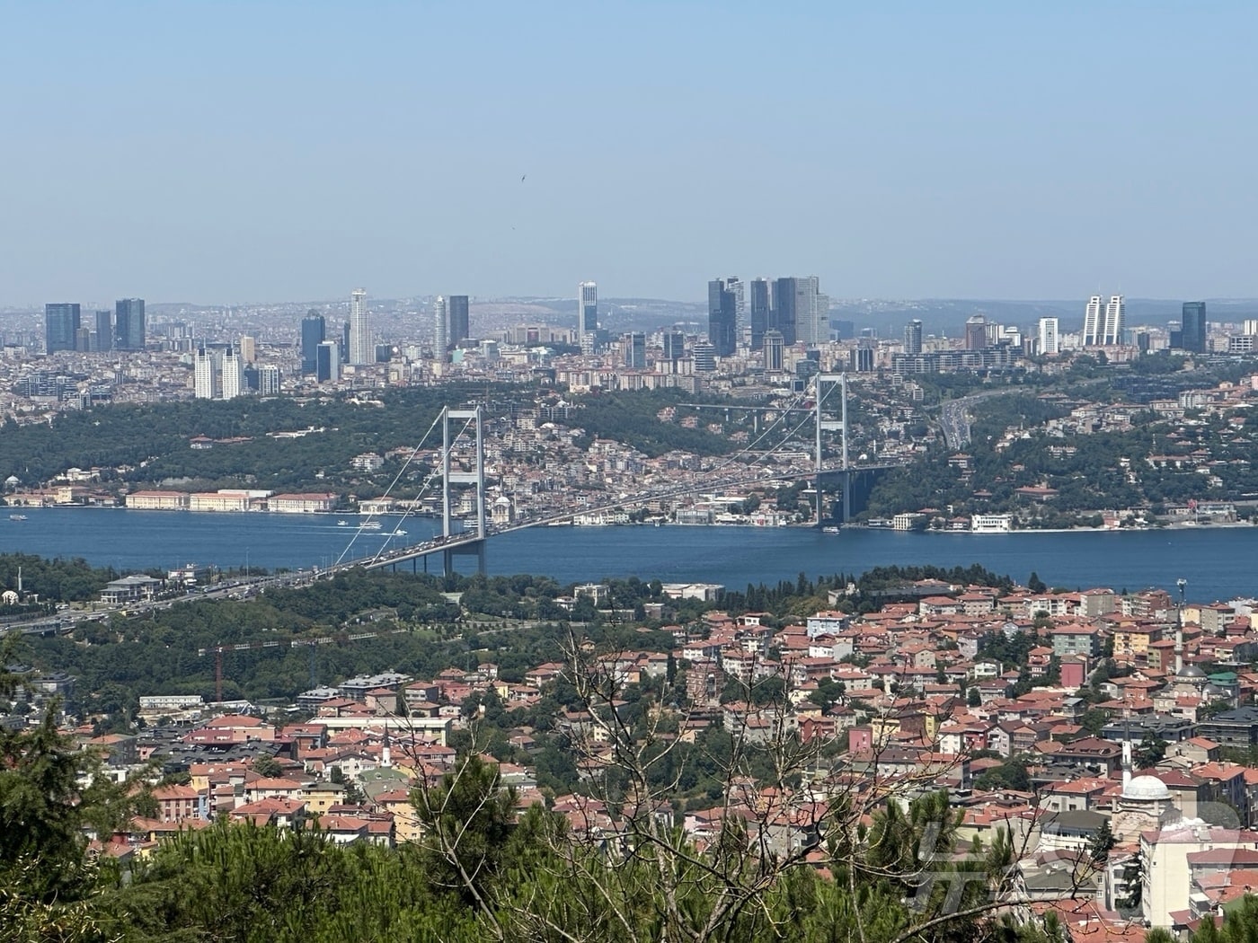 튀르키예 이스탄불의 보스포루스 다리. 2025.7.17. ⓒ News1 이창규 기자