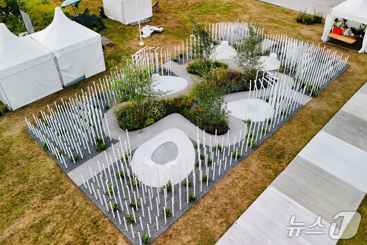 한국의 정원작가 팀이 출품한 ‘정원이 속삭이다(Garden Whispers)’(한국수목원정원관리원 제공.재판매 및 DB금지) /뉴스1