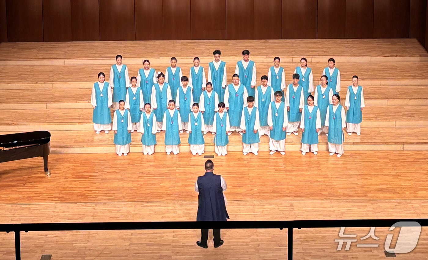 강원 화천군 소년소녀합창단.(화천군 제공, 재판매 및 DB금지)