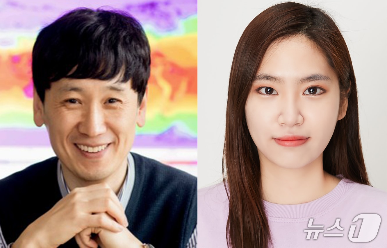 포스텍 환경공학부 민승기 교수(왼쪽)와 서가영 박사 연구팀이 우리나라 여름철 극한 폭우가 8월에서 7월로 한달 앞당겨질 것으로 전망했다. (포스텍 제공, 제판매 및 DB금지) 2025.7.22/뉴스1