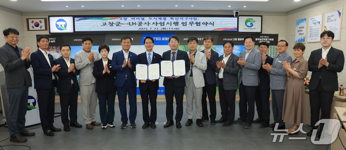 고창군-LH공사 업무 협약 사진.&#40;고창군 제공. 재판매 및 DB금지&#41;