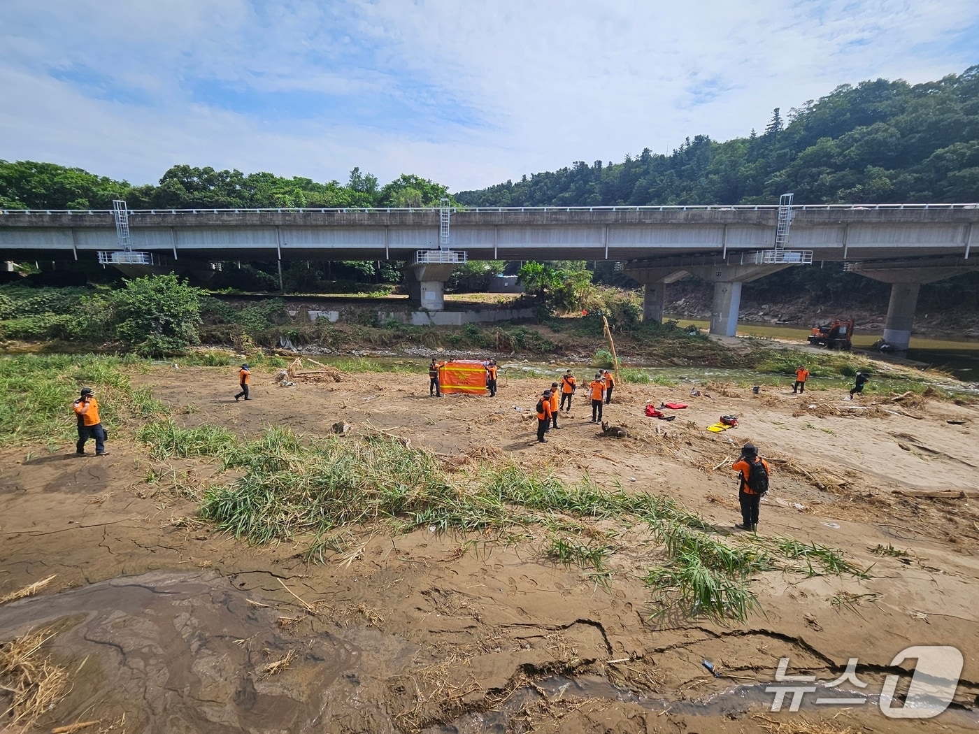 실종자 발견 현장&#40;독자 제공&#41;/뉴스1 