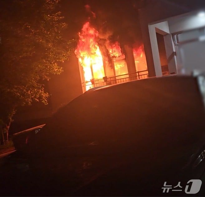 화재 현장. &#40;경기남부경찰청 제공. 재판매 및 DB 금지&#41; 2025.7.24/뉴스1 