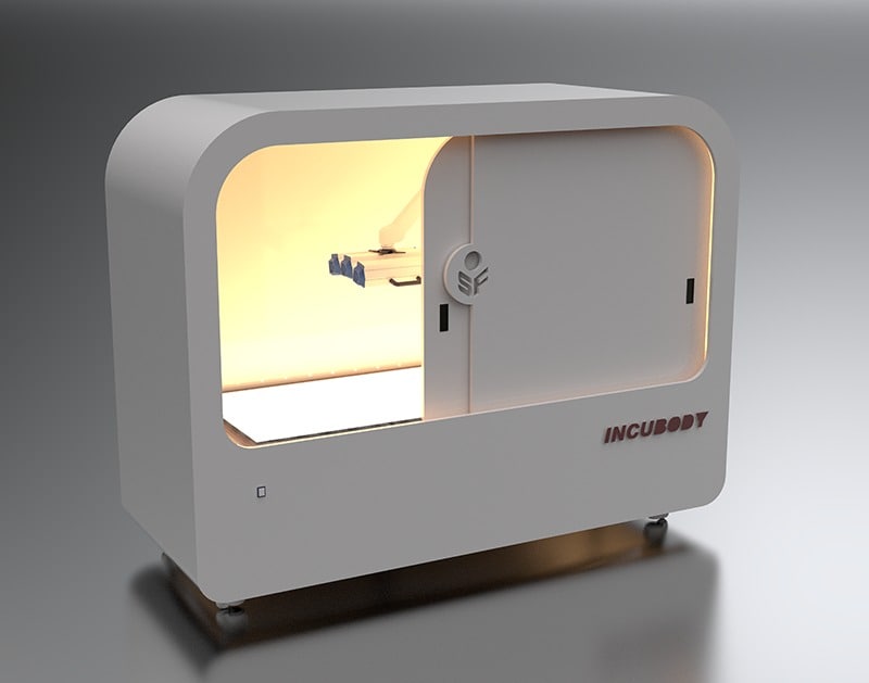 스마트필터 기반 근적외선 전신온열기기 인큐바디(INCUBODY) 제품. 사진=㈜인큐바디 제공