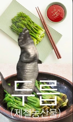 농림축산식품부 인스타그램 두릅 홍보 영상 일부. (농림축산식품부 제공) 2025.07.24 /뉴스1