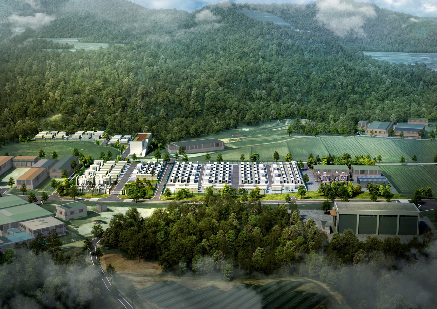 한국남부발전의 고흥 에너지 저장 시스템(ESS) 사업 조감도(한국남부발전 제공) 2025.07.24 /뉴스1