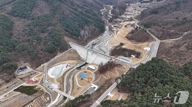 강원 원주시의 원주천댐 자료 사진. &#40;원주시 제공. 재판매 및 DB금지&#41; 2025.7.24/뉴스1