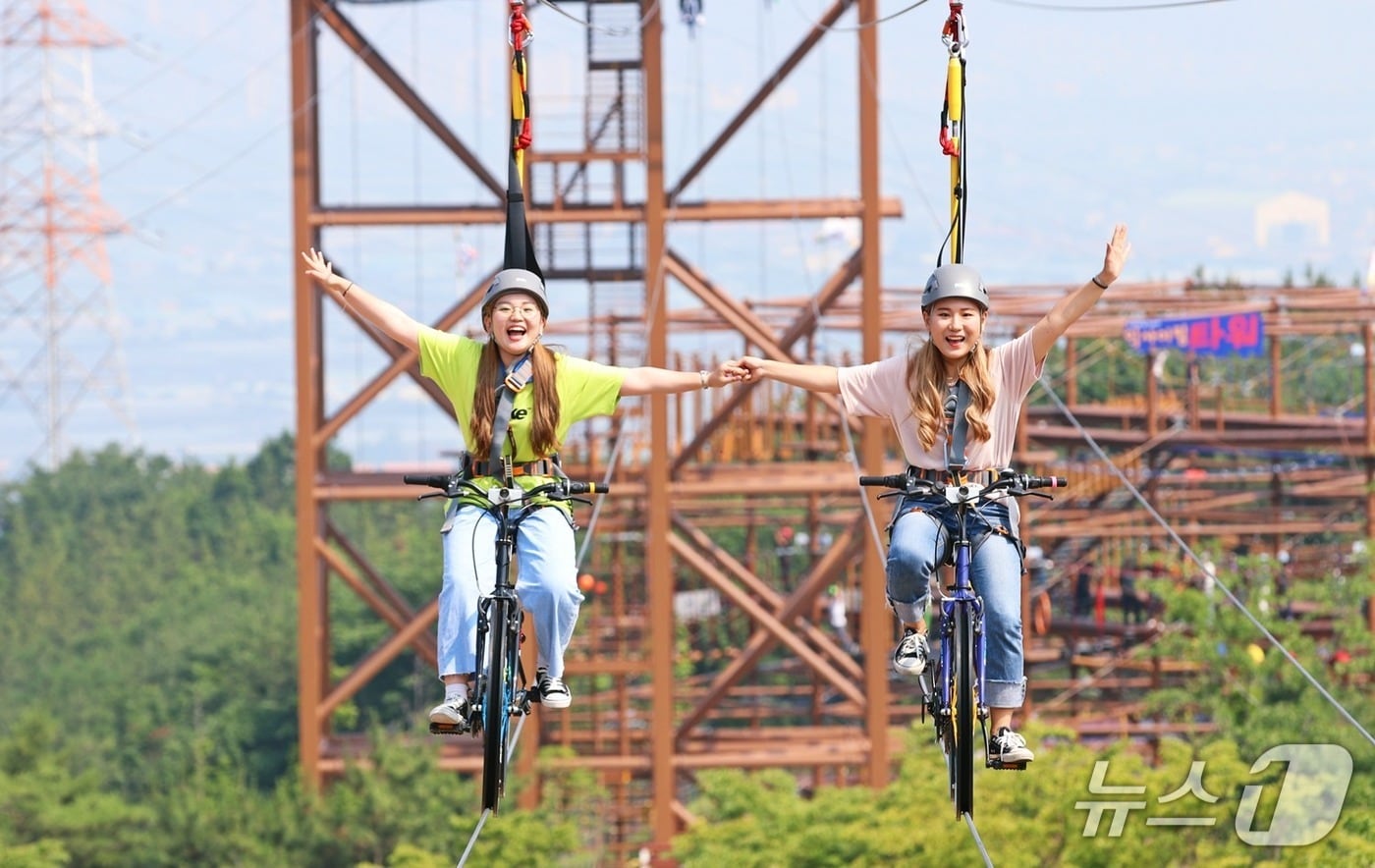 김해가야테마파크 익사이팅 체험.(김해시 제공. 재판매 및 DB금지)