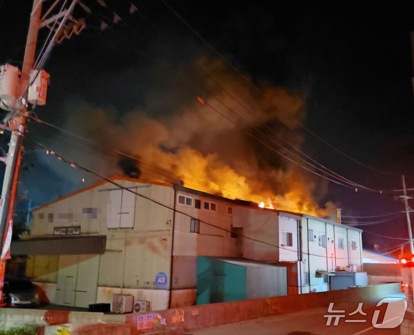 화재발생 현장(김포소방서 제공. 재배포 및 DB금지) / 뉴스1