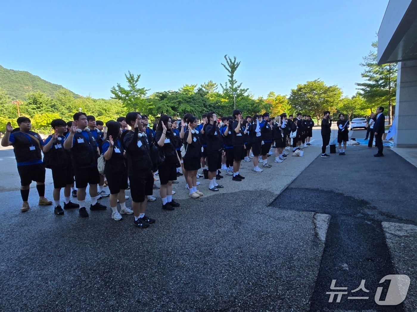국립한밭대학교 2025학년도 국토대장정 출정식 (한밭대 제공.재판매 및 DB금지)/뉴스1 