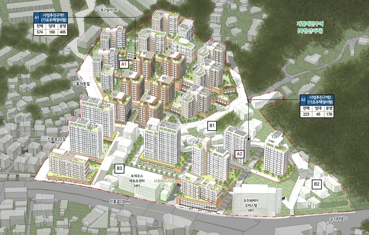 개발예시도(종로구 제공)