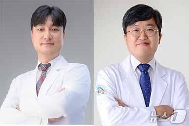 울산대학교병원 정형외과 이현준&#40;왼쪽&#41;,박기봉 교수.&#40;울산대학교병원제공. 재판매 및 DB금지&#41;