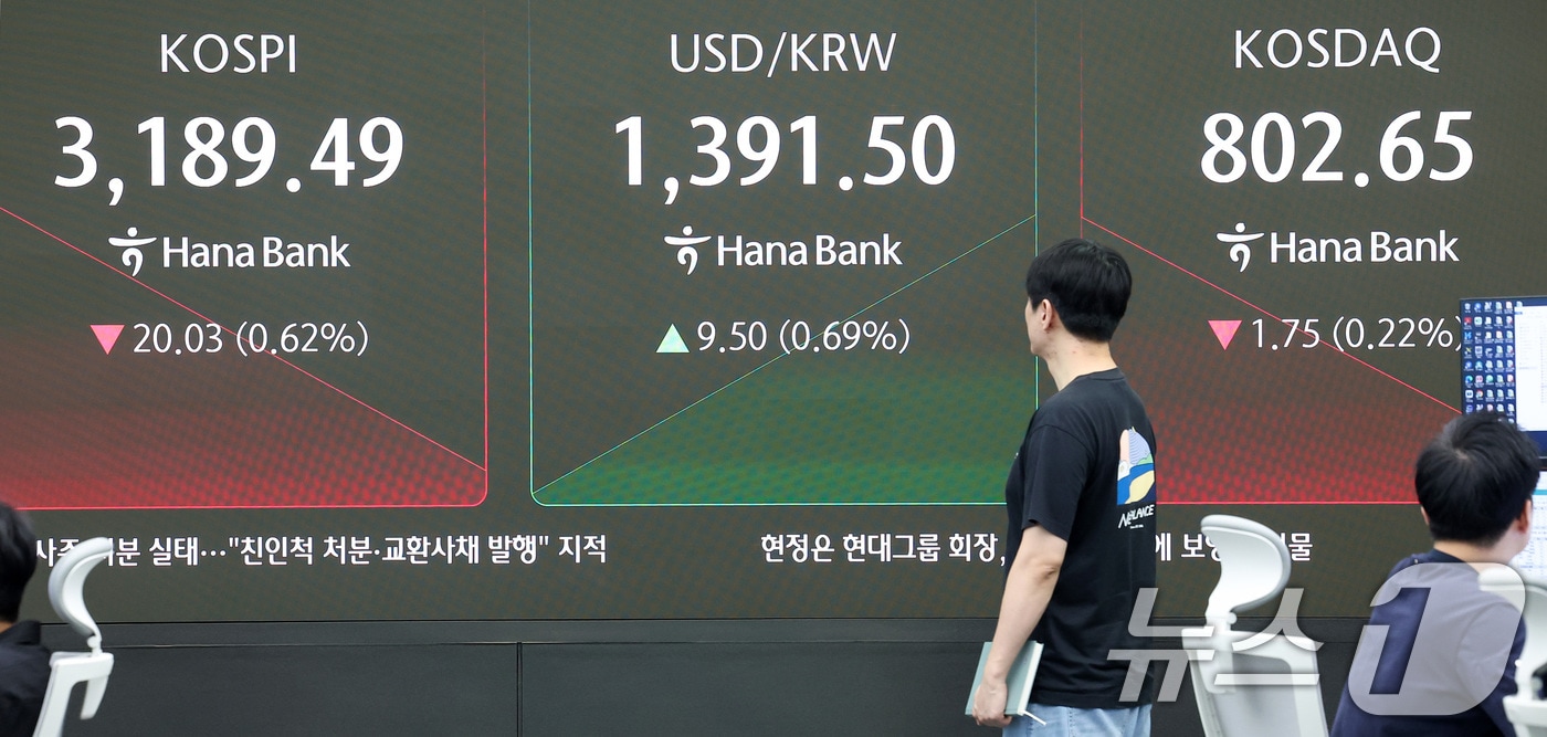 서울 중구 하나은행 본점./뉴스1 ⓒ News1 김성진 기자