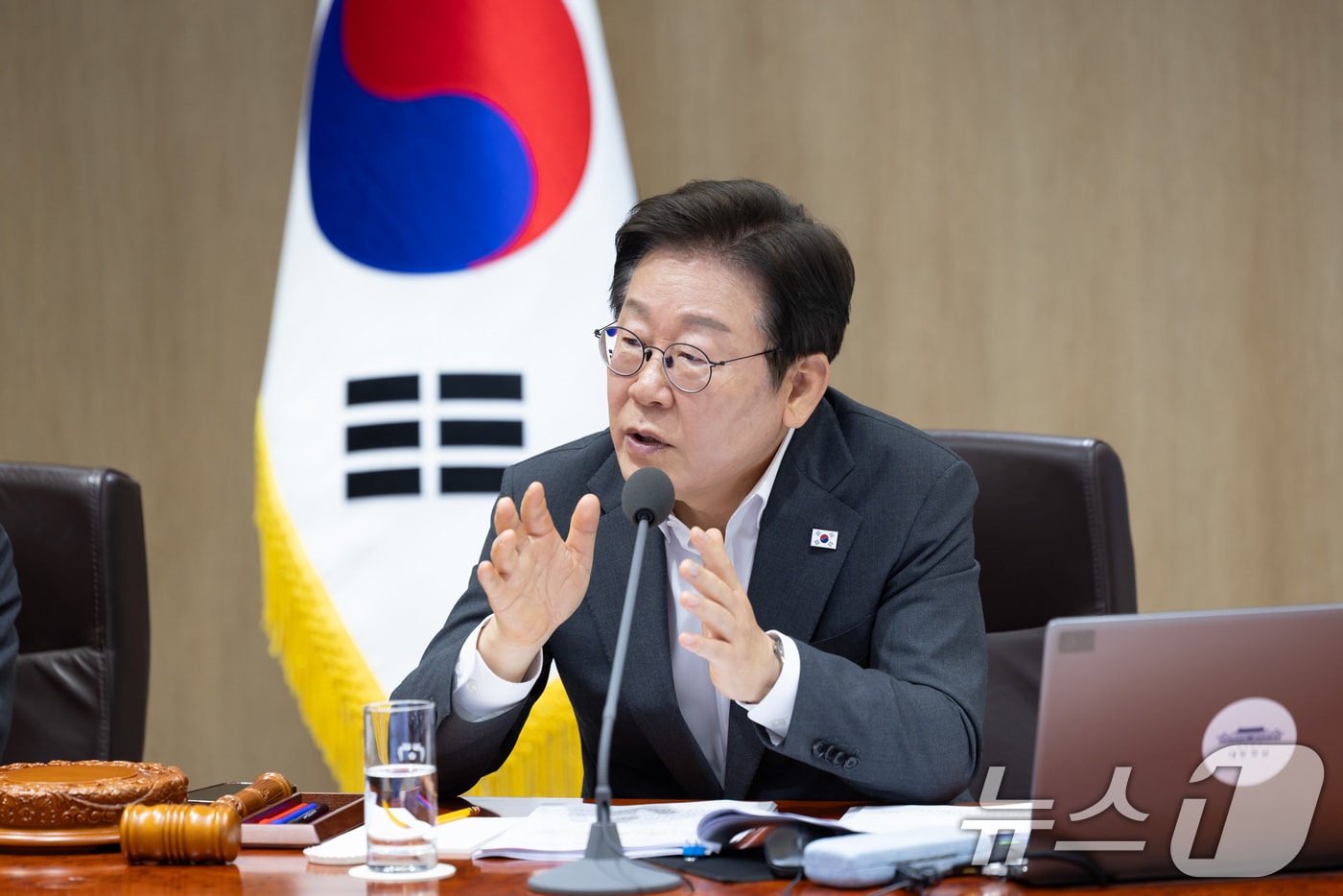 이재명 대통령이 29일 서울 용산 대통령실 청사에서 열린 국무회의에서 발언하고 있다. (대통령실 제공. 재판매 및 DB 금지) 2025.7.29/뉴스1 ⓒ News1 허경 기자