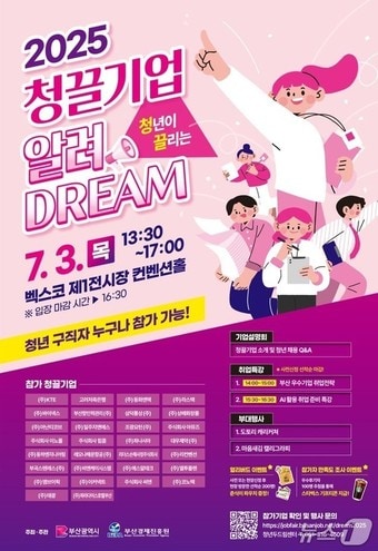 '2025년 청끌기업 발대식' 홍보물.(부산시청 제공. 재판매 및 db 금지)