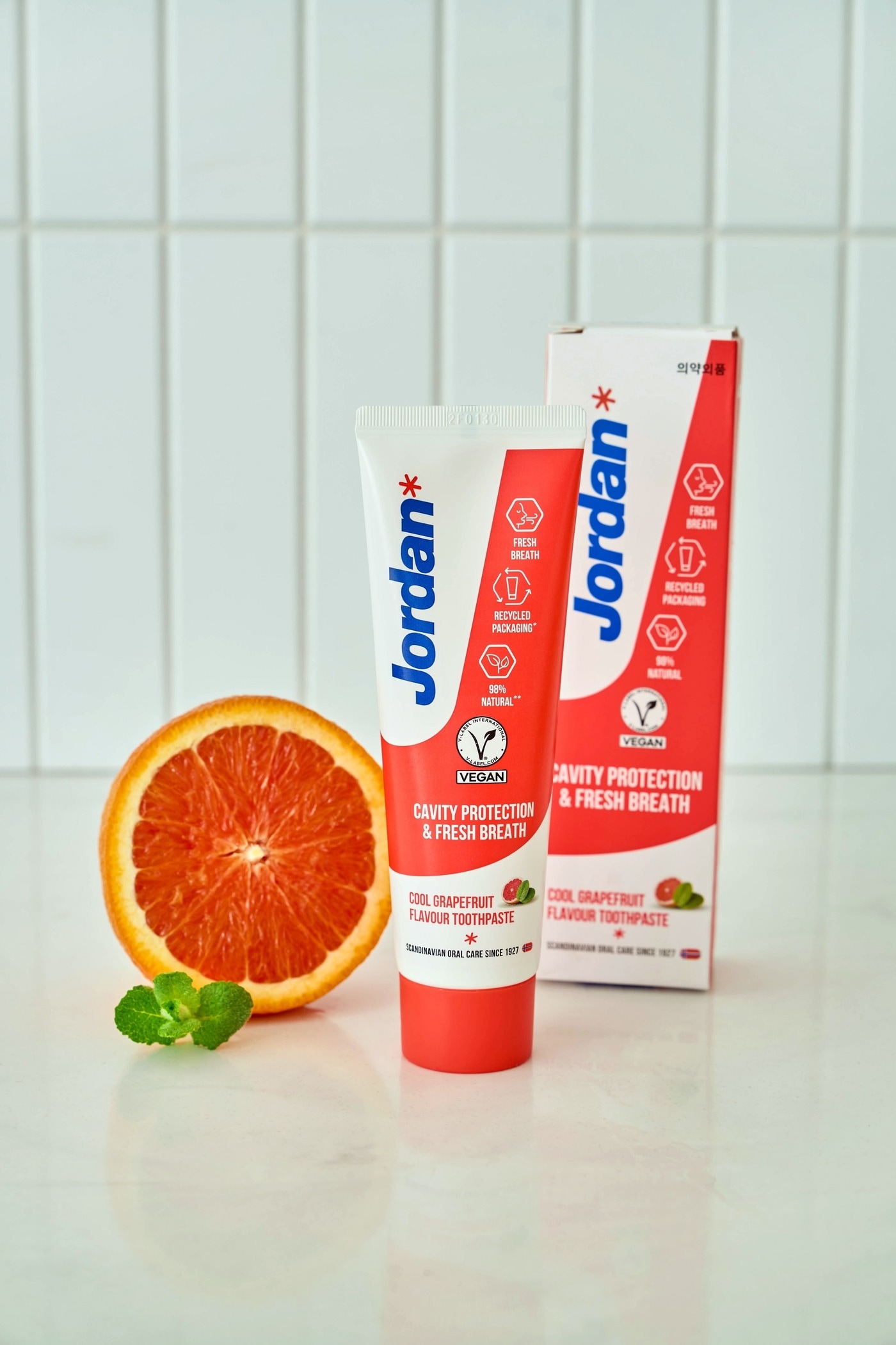  동아제약, 조르단 '그린클린 쿨자몽향 치약' 출시. (동아제약 제공)