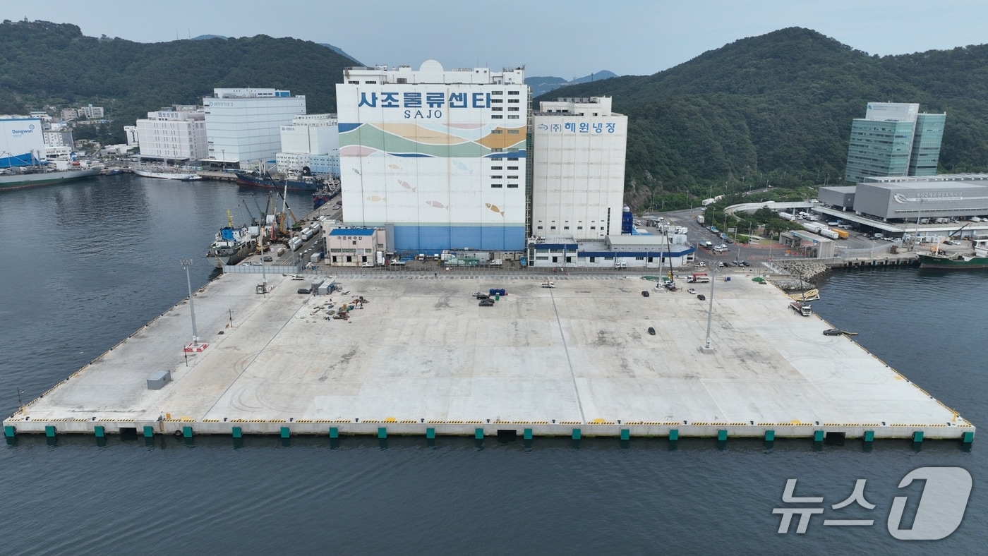 부산 감천항 일반부두 확장공사 준공 현장 전경.&#40;BPA 제공. 재판매 및 DB 금지&#41;
