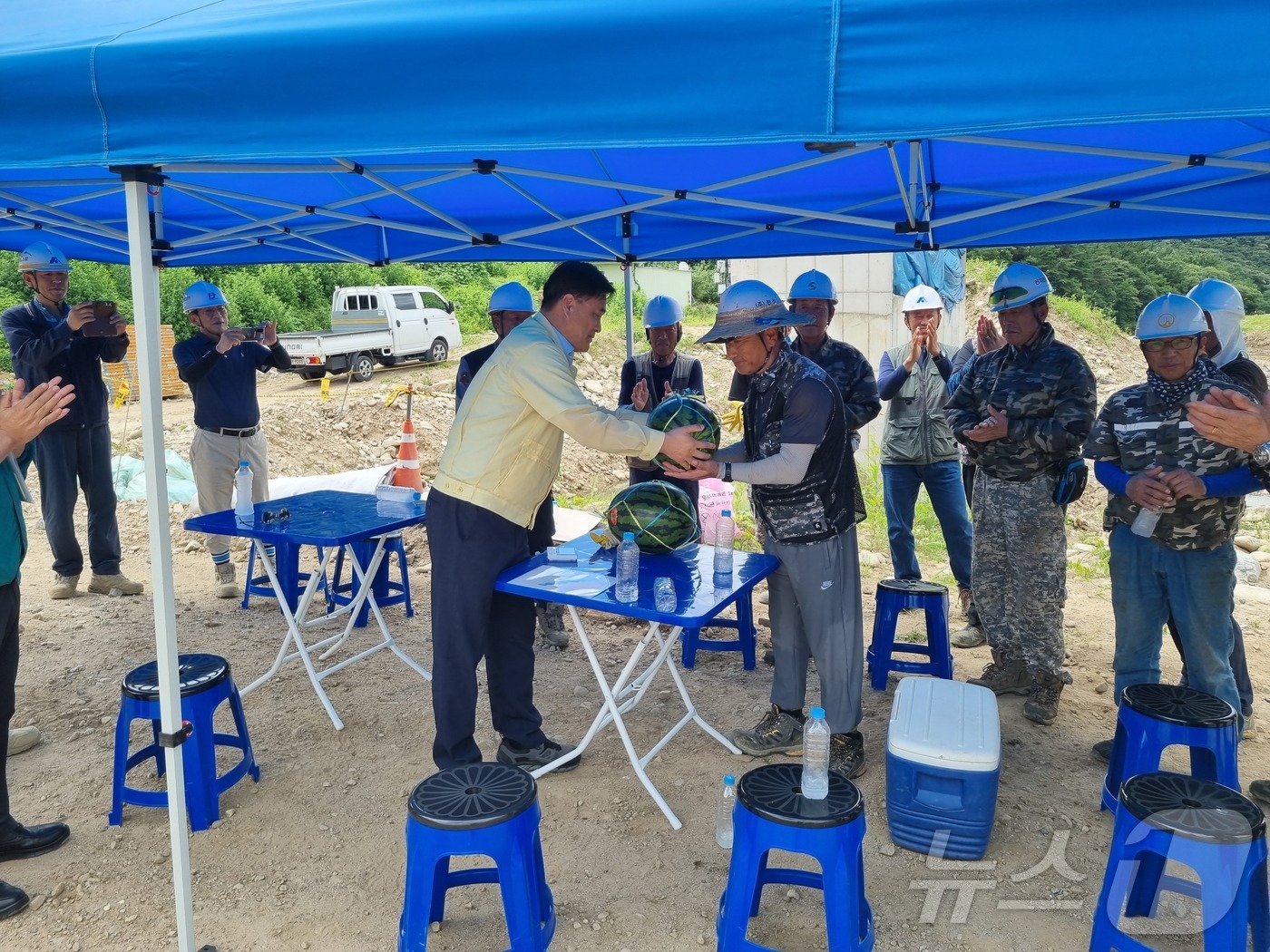경북도는 3일 폭염 대응 총력을 다하고 근로자·어업인·농민 안전관리 강화하고 있다 ⓒ News1 김대벽기자