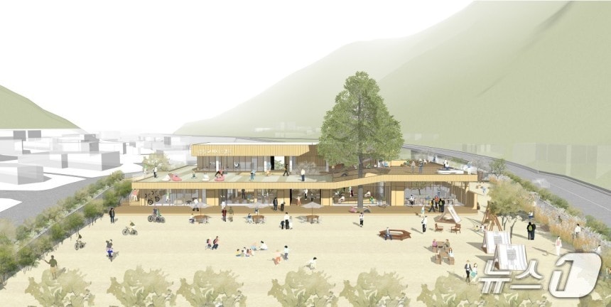 이천분교 베이스캠프 건립 조감도. (울주군 제공. 재판매 및 DB 금지) /뉴스1