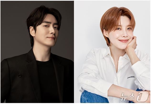  21회 제천국제음악영화제 개막식 사회자 이준혁·장도연.(제천시 제공 재판매 및 DB금지)/뉴스1  