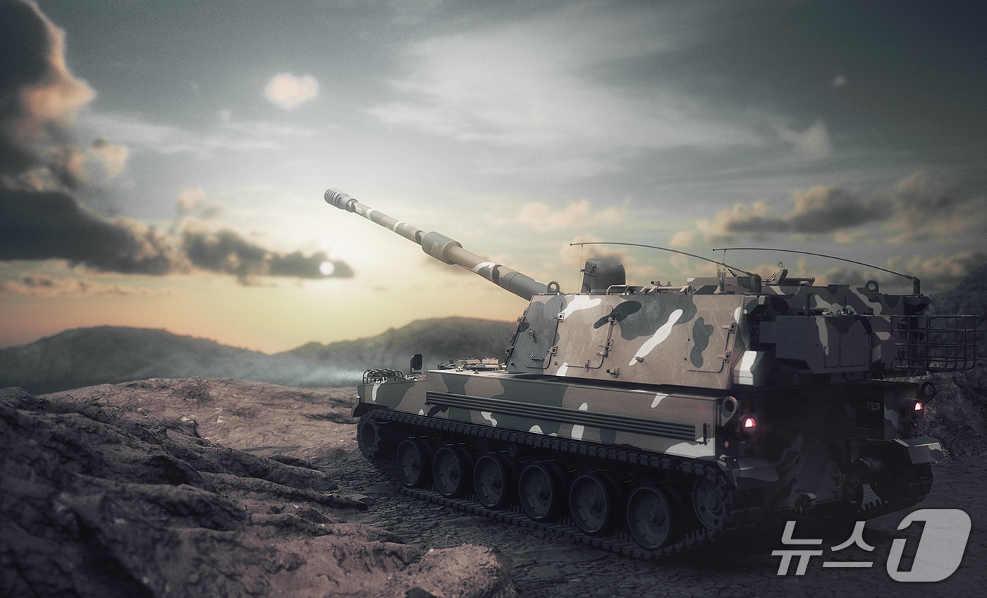  한화에어로스페이스의 K9 자주포.(한화에어로스페이스 제공)