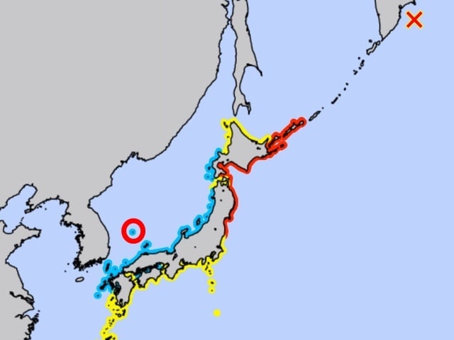 &#40;일본 기상청 갈무리&#41;