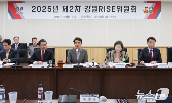 지난 4월 열린 강원RISE위원회.(자료사진)/뉴스1 DB