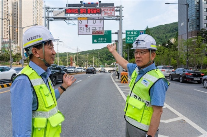 한국영 이사장 점검 사진(서울시 제공)