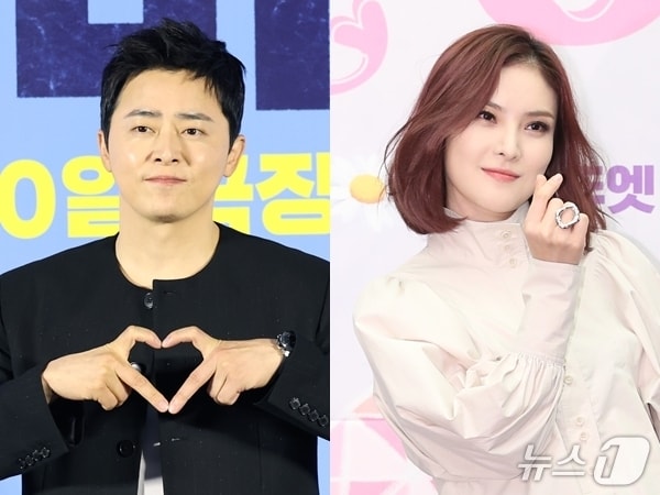 조정석(왼쪽)과 거미 ⓒ 뉴스1