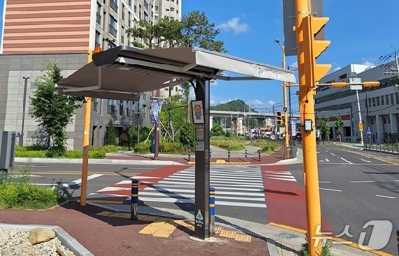 스마트 그늘막. (울주군 제공. 재판매 및 DB 금지) /뉴스1