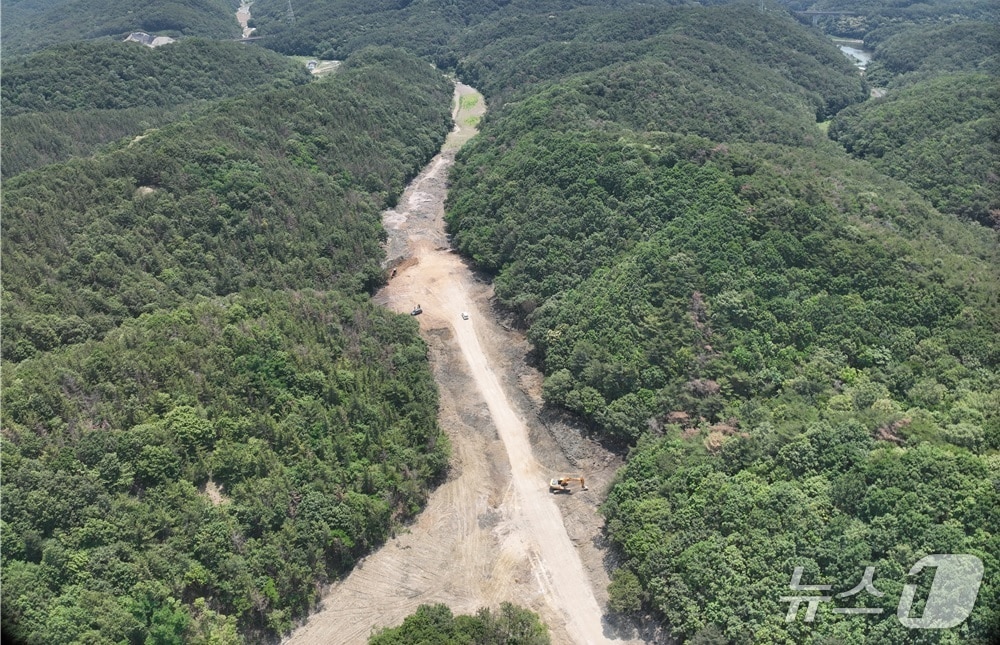 불법개발행위가 이뤄진 울주군 삼동면 하잠리 일대. (울주군 제공. 재판매 및 DB 금지) /뉴스1 