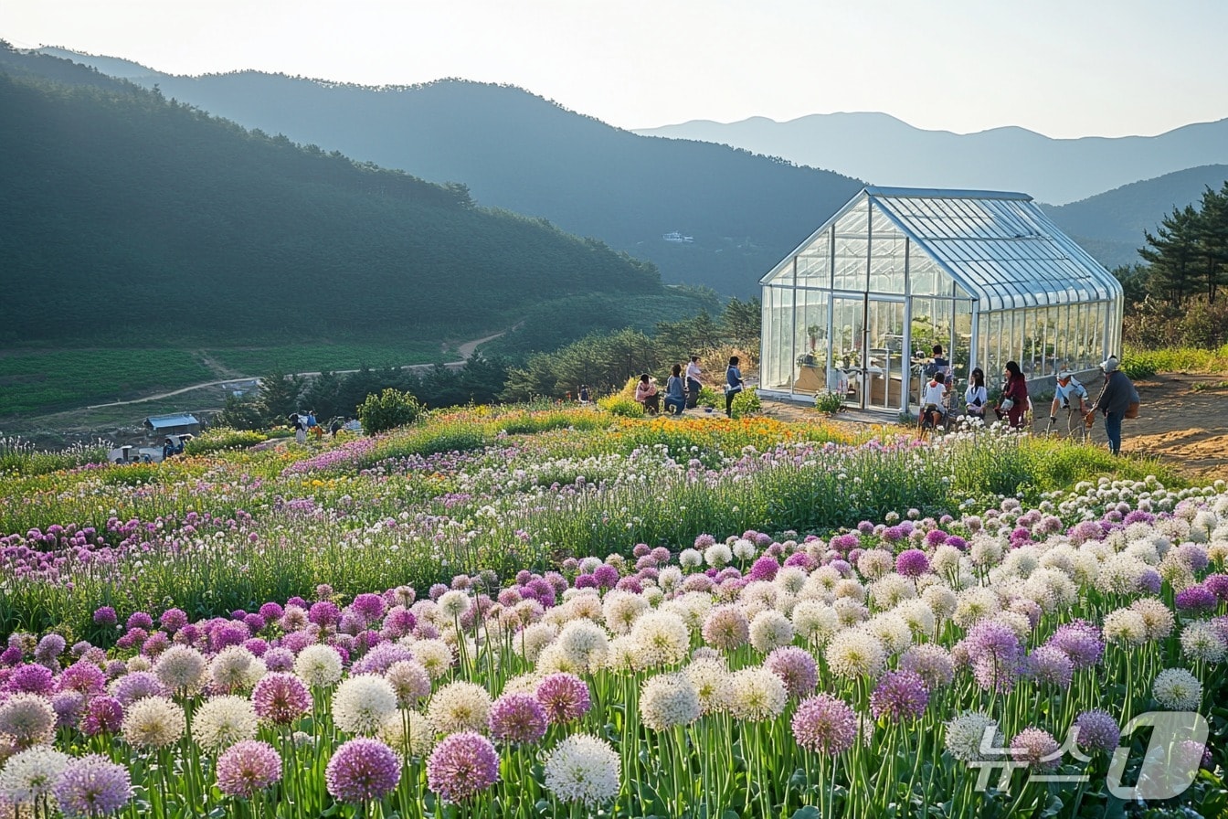 봉화군에 운영중인 온실 카페(봉화군 제공. 재판매 및 DB 금지)2025.7.8/뉴스1