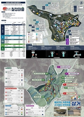 산청군 새뜰마을사업 계획도&#40;산청군 제공. 재판매 및 DB금지&#41;.