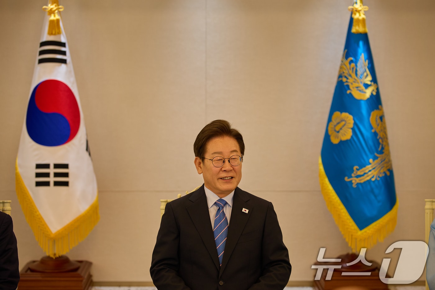 이재명 대통령이 9일 서울 용산 대통령실에서 열린 종교 지도자 초청 오찬 간담회에서 발언하고 있다. &#40;대통령실 제공. 재판매 및 DB 금지&#41; 2025.7.9/뉴스1 ⓒ News1 허경 기자