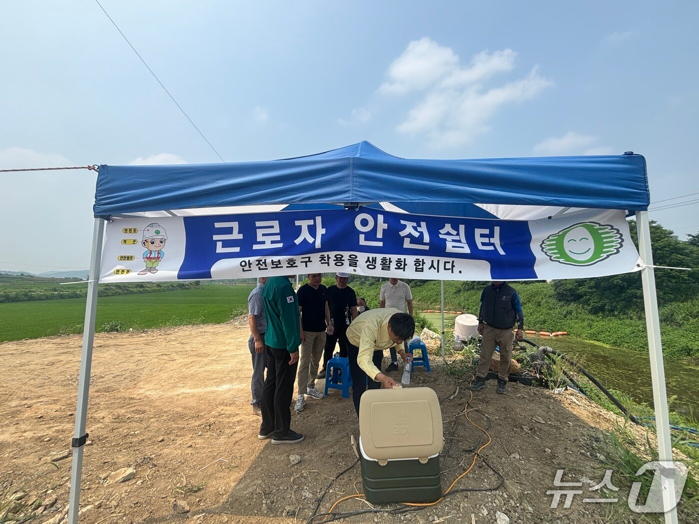 폭염 대비 안전관리 실태 점검.(전남도 제공. 재판매 및 DB금지) 2025.7.9/뉴스1