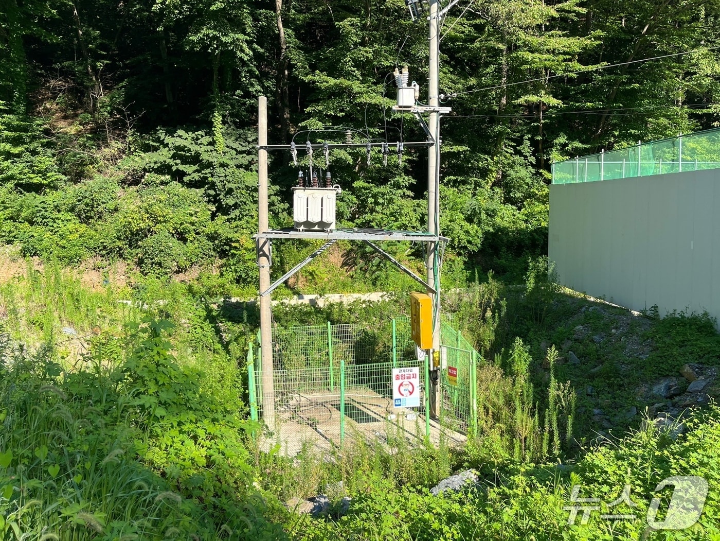 완주 감전사고 현장.(전북소방본부 제공. 재판매 및 DB금지)